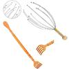 AASHIE N HOME'S 10pcs 14 Inch plastic Itching Stick Head Massager 1 + Back Massager stick 1 for men,women and kids made in india view 1