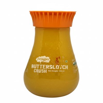 Frugel Butterscotch Crush Rich Creamy Flavour Beverage Mix for Milk Dessert Topping Baking Sweet Treat Easy Blend (Pack of 2)