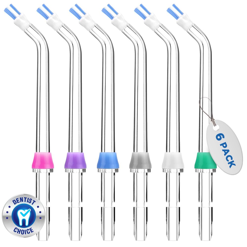 Oralphi for Waterpik Replacement Heads, Replacement Tips for Waterpik Water Flosser, Suitable for Waterpik Accessories Replacement Tips, for PS-100E(6 Plaque Seeker Tips)