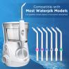 Oralphi for Waterpik Replacement Heads, Replacement Tips for Waterpik Water Flosser, Suitable for Waterpik Accessories Replacement Tips, for PS-100E(6 Plaque Seeker Tips) view 2