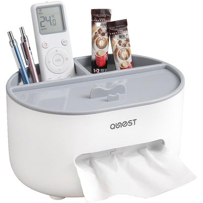 COSKIRA Tissue Box Holder for Home/Car/Kitchen/Bathroom Living Room, Creative Desktop Storage Box Tissue Box,Water-proof; Easy to Refill Decorative Facial Tissue Holder -Multi (Round)