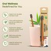 Dencrus Octa Clean Bamboo Toothbrush for Adults (Pack of 4) | 100% Natural & Eco Friendly Manual Toothbrush | BPA-Free & Ultra Soft Bristles for Gentle & Sensitive Care view 2