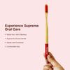 Dencrus ORBY PLUS Bamboo Toothbrush | Pack of 3 | Natural Soft Bristles | Biodegradable and Compostable Handle | Eco-friendly | LAVENDER, YELLOW & RED view 3