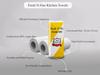 Fresh N Fine Towel Paper Roll for Kitchen Value Pack - 320 Pulls 1 Ply Towel/Tissue Roll | Highly Absorbent | Pack of 4 (80 Pull Per Pack) view 4