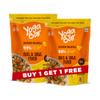 Yogabar Muesli Nuts + Seeds Crunch 700g (Buy 1 Get 1 FREE) with Flax and Chia Seeds, Muesli Nuts Delight Whole Grain, High Protein, High Fibre, No Refined Sugar, Contains Antioxidants, 700g Pack of 2 view 1