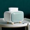Meakwisht Retro Radiator Tissue Box Holder & Paper Towel Dispenser Organizer & Paper Napkin Holder Case for Office, Living Room, Bedroom, Car, Hotel, Night Stand & Desk (Green) view 1