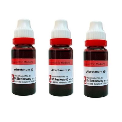 Abrotanum Q 20ml Dr Reckeweg (Pack Of 3)