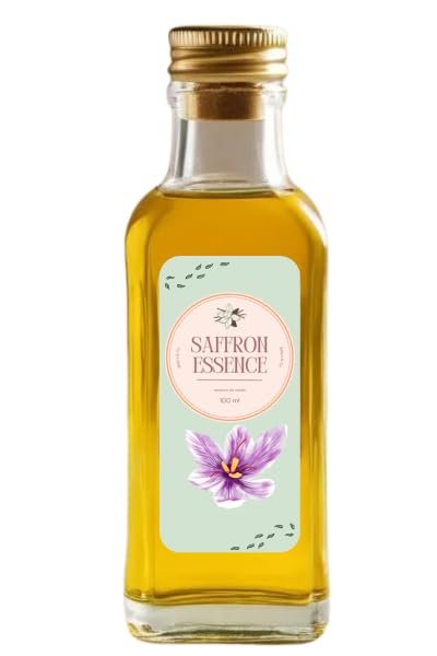 Belly's & Co. Baking Essence - 100ml | | Rich, Authentic Flavors | Perfect for Baking, Cooking, and Desserts | Enhance Your Culinary Creations with Heritage-Inspired Essence (SAFFRON)
