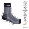 Ecosync | Compression Socks Open Toe | Bamboo Compression | Nano Socks for Men Neuropathy | Black | Plantar Fasciitis | Arch Support | Foot & Ankle Swelling | Heel Pain | Injury Recovery view 2