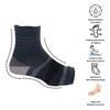 Ecosync | Compression Socks Open Toe | Bamboo Cotton Compression socks Women | Nano socks Unisex Neuropathy | Grey | Arch Support | Plantar Fasciitis | Foot & Ankle Swelling | Heel Pain | Injury Recovery view 2