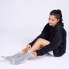 Ecosync | Compression Socks Open Toe | Bamboo Cotton Compression socks Women | Nano socks for Men Neuropathy | White | Ankle Support | Plantar Fasciitis | Foot & Ankle Swelling | Heel Pain | Injury Recovery view 4