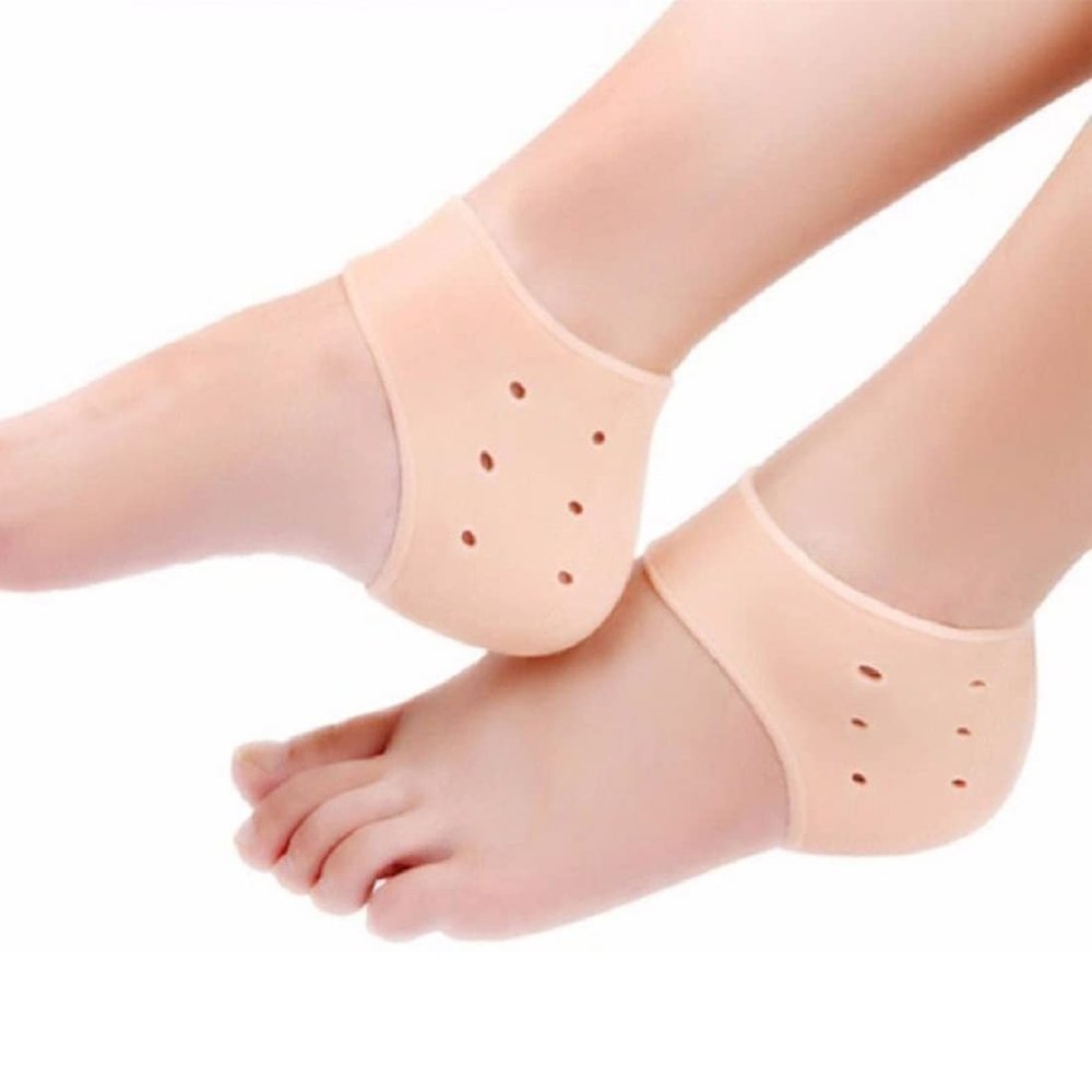 Maharsh 1 Pair Silicon Moisturizing Heel Fore foot & foot Swelling Pain Relief Foot Support to Eliminate cracks (Full)