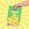 PODARAN Potato Chips Party Pack Delicious Snacks Combo with Aloo Chips, Fresh Potato Chips  Perfect for the whole Family Gathering - Pack of 3 (100g (Pack of 3), Cream and Onion) view 3