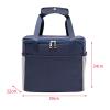 CLUB BOLLYWOOD Insulated Cooler Bag Lunch Box Soft Food Delivery Bag for Work Travel Office L Dark Blue| Kitchen Storage & Organization | Lunch Containers|1 Insulated Food Delivery Bag view 2