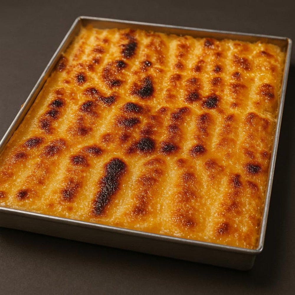 BANGLARMISTI Nolen Gur Baked Chamcham | Traditional Bengali Sweets, Soft, Juicy, Smoky, Mouth Melting Sweet, Delivered Fresh from Kolkata, 10pcs Pack