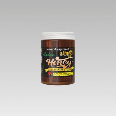 athuz | Natural honey (Nadan Honey) | 100% Natural, No Added Sugar, Unprocessed & Adulteration-Free | Organic Honey from Kerala | Raw, Healthy Honey | Pack of 1 (250 gm)