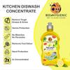 BEE HYGIENIC Lemon Dishwash Liquid Gel, Dish Cleaning Gel 500 ML view 3