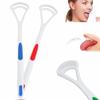 Cuvito Oral Dental Care Clean Away Bad Breath Tongue Cleaner Brush Scraper Handle - Pack Of 2 view 2