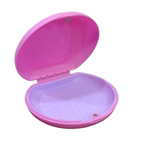 Pink Aligner Case,Aligner Box,Mouth Guard,Multi-purpose Box (Pink) (4)