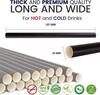 Comfy Package Paper Straws 10 MM [100 Pack] # World's No.1 Paper Straw Brand with Food Grade Paper view 3