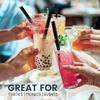 Comfy Package Paper Straws 10 MM [100 Pack] # World's No.1 Paper Straw Brand with Food Grade Paper view 4