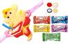 Bal Ganesh Ganpati Rakhi for Kids, 5 Parle Mazelo Fruit Candy Sweet, Tikka Pack for Bhai Bhaiya Brother Gift view 1