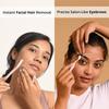 Carmesi Women's Face Hair Removal Combo | Pack of 2 Face Razors & 2 Eyebrow Razors | Instant & Painless Hair Removal | Eyebrows, Upper Lip, Peach Fuzz, Sideburn, Forehead view 2