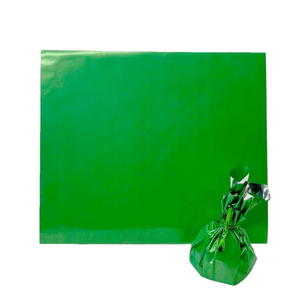 Esslly Matte Emerald Green Chocolate Wrapper | 12.5x10.5 cm | Pack of 250 | Premium Quality, Non-Smudge, Vibrant Colors | Ideal for Wrapping Chocolates | Made in India.