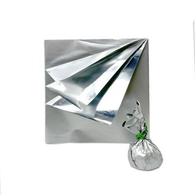 Esslly Matte Silver Chocolate Wrapper | 12.5x10.5 cm | Pack of 250 | Premium Quality, Non-Smudge, Vibrant | Ideal for Chocolates & Candies | Made in India