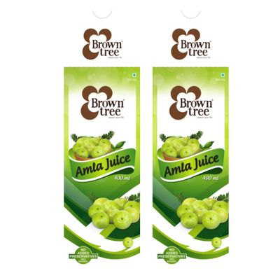 Amla Juice-800ml | Pack of 2 | Each Pack 400ml| Natural Immunity Booster | No Added Sugar | Source of Vitamin C | Organic And Natural Amla Juice