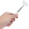 Frackson White Small Adjustable Portable Extendable Back Scratcher, Metal Stainless Steel Telescoping Itching Stick Tool (Pack of 1 - Model1). view 2