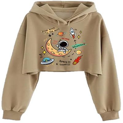 ABSOLUTE DEFENSE Crop Hoodie Sweatshirt Women Casual Stylish White Latest Black Pink Lavender Beige Girl Cute