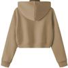 ABSOLUTE DEFENSE Crop Hoodie Sweatshirt Women Casual Stylish White Latest Black Pink Lavender Beige Girl Cute view 2