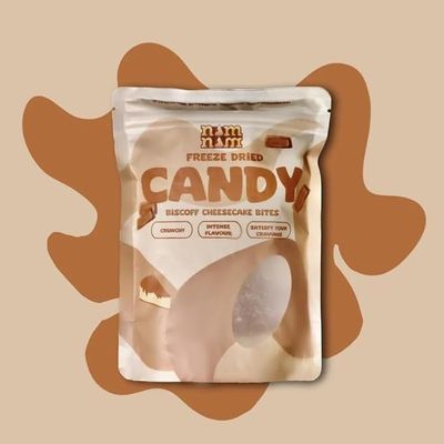 NAM NAM Cheesecake Bites | Freeze-Dried Cheesecake with Crunchy Caramelized Crust | 100% Eggless | No Refrigeration Needed, 6-Month Shelf Life | Gourmet Dessert Treat for Snacking & Gifting|Trans Fat Free |Nutritious Snack, Hygienically Packed Snacks