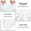 CareDone Unisex Disposable 100% White Underwear, Travel Panties for Men Women Unisex Use and Throw Hotel Spa,Camping, Fitness, Old Age(Pack of 10) Cotton (S) view 2