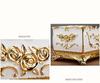 Cannagenix Toilet Paper Holder Box European Style Paper Box Plastic Multifunction Remote Control Retro Tissue Holder Napkin Pumping Box Tissue Box Holder (3 Compartment) (Golden) view 3