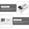 Cannagenix Toilet Paper Holder Box European Style Paper Box Plastic Multifunction Remote Control Retro Tissue Holder Napkin Pumping Box Tissue Box Holder (3 Compartment) (Silver) view 3