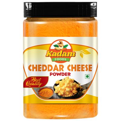 M.K. DRY FRUIT Cheddar Cheese Powder in Jar Perfect for Pop-Corn, Making Cheese Sauce for Nachos, Sprinkling on French Fries 1kg