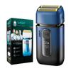 VGR V-362 SUPER TRIM Foil Shaver for Men | Titanium Dual Foils | 2 Speeds (7000/7500 RPM) | IPX-6 Waterproof | Rechargeable | LED Display | Travel Lock with 1 Year Warranty (Blue, Black) view 1