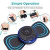 6. High-Efficiency Mini Body Massager for Pain Relief - Wireless Butterfly Massager with 8 Modes & 19 Strength Levels, Rechargeable Vibration Stick for Back Pain (Black) view 3