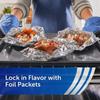 Alu-Freshh Aluminium Foil for Food Packing, Aluminium Foil 9 Meter, Width 30 cm,11 Microns in Thickness, Keeps Food Warm, Fresh, Hygienic (9m (Pack of 2) view 3