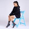 Ecosync Compression Open Toe Socks | Nano Sock Neuropathy Unisex | Bamboo Cotton Compression Socks Women Black | Plantar Fasciitis | Arch Support | Foot & Ankle Swelling | Heel Pain | Injury Recovery view 4