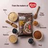 Mille High PROTEIN Chocolate Oatmeal with Fruit & Nuts | Power of 5 grains - Oats, Ragi, Jowar, Barley, Wheat | Flax seeds, Almonds, Raisins | Healthy High Fibre Breakfast Cereal | 400g view 4