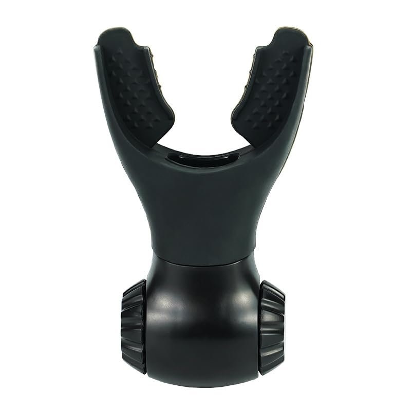 Breathing Trainer-Respiratory Trainer for Running Fitness Trainer Adjustable Resistance Breathing Trainer Improve Respiratory Muscle Endurance, (Black)