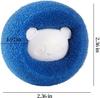 BAXLY Clothes Anti-Winding Adsorption Hair Removal Cleaning Ball Reusable Hair Remover Washing Machine Hair Catcher Laundry Ball Dryer Ball for Clothing Dog Cat Pet Hair Remover (Multicolor) (10) view 2