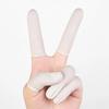 Anti-Static 4 Mil Thick ESD Safe Chlorinated Disposable Latex Reusable Protective Finger Cots Gloves (White), Set of 200 Pieces (Pack of 5) view 3