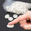 Anti-Static 4 Mil Thick ESD Safe Chlorinated Disposable Latex Reusable Protective Finger Cots Gloves (White), Set of 200 Pieces (Pack of 4) view 1
