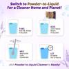 Javi Organic Powder to Fabric Wash | 4 Sachet = 2 Ltr | Lavender Fragrance | Natural, Plant Based, Eco-Friendly, Non-Toxic | Removes Stains & Odour, Protects Colour | Laundry Detergent view 4