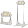 Jukkre New Durable Solar Work Lights, LED Work Light with Stand, 10000LM Daylight Portable Work Light Outdoor Flood Lights Adjustable Height Work Light for Outdoor Camping view 1