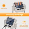 Jukkre New Durable Solar Work Lights, LED Work Light with Stand, 10000LM Daylight Portable Work Light Outdoor Flood Lights Adjustable Height Work Light for Outdoor Camping view 3